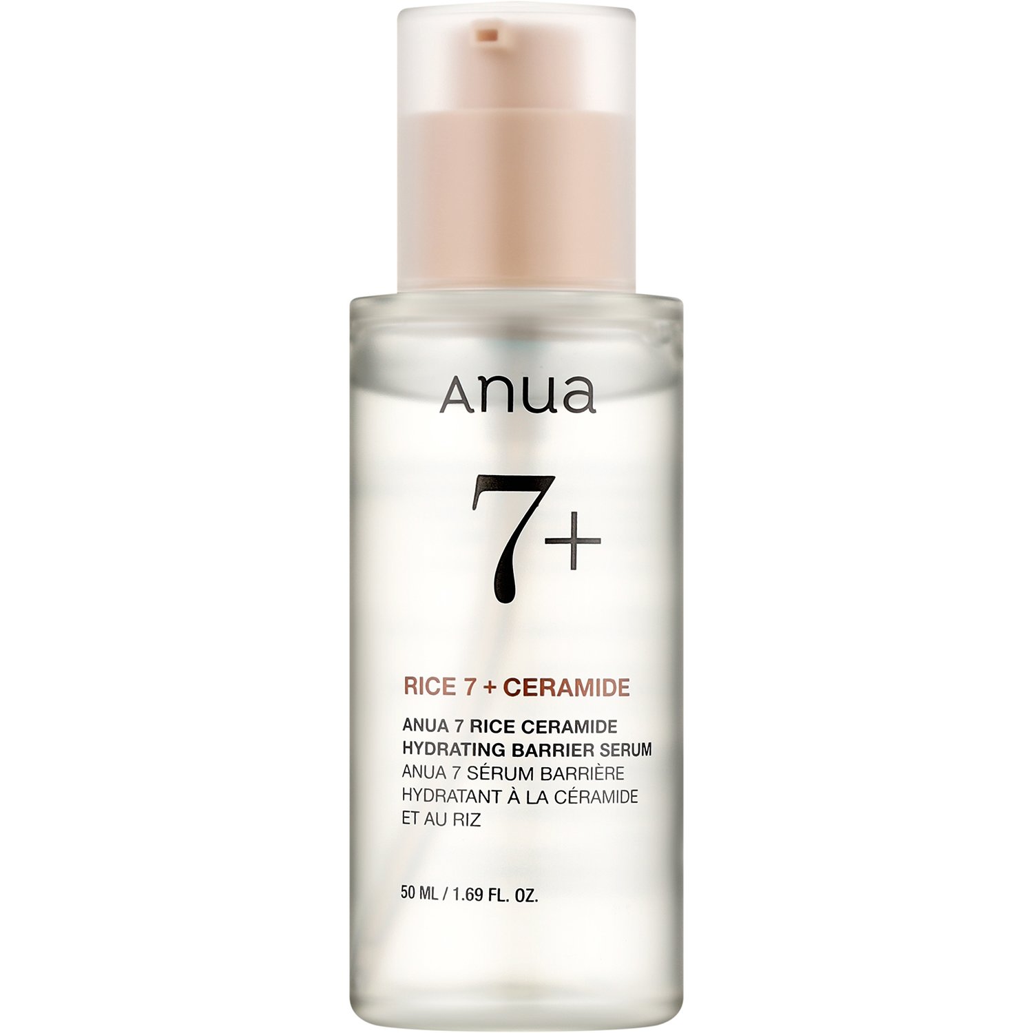 Anua Rice 7 + Ceramide Hydrating Barrier Serum Ενυδατικός Ορός Προσώπου για Θρέψη & Ομοιόμορφο Τόνο σε Όλους τους Τύπους Επιδερμίδας 50ml