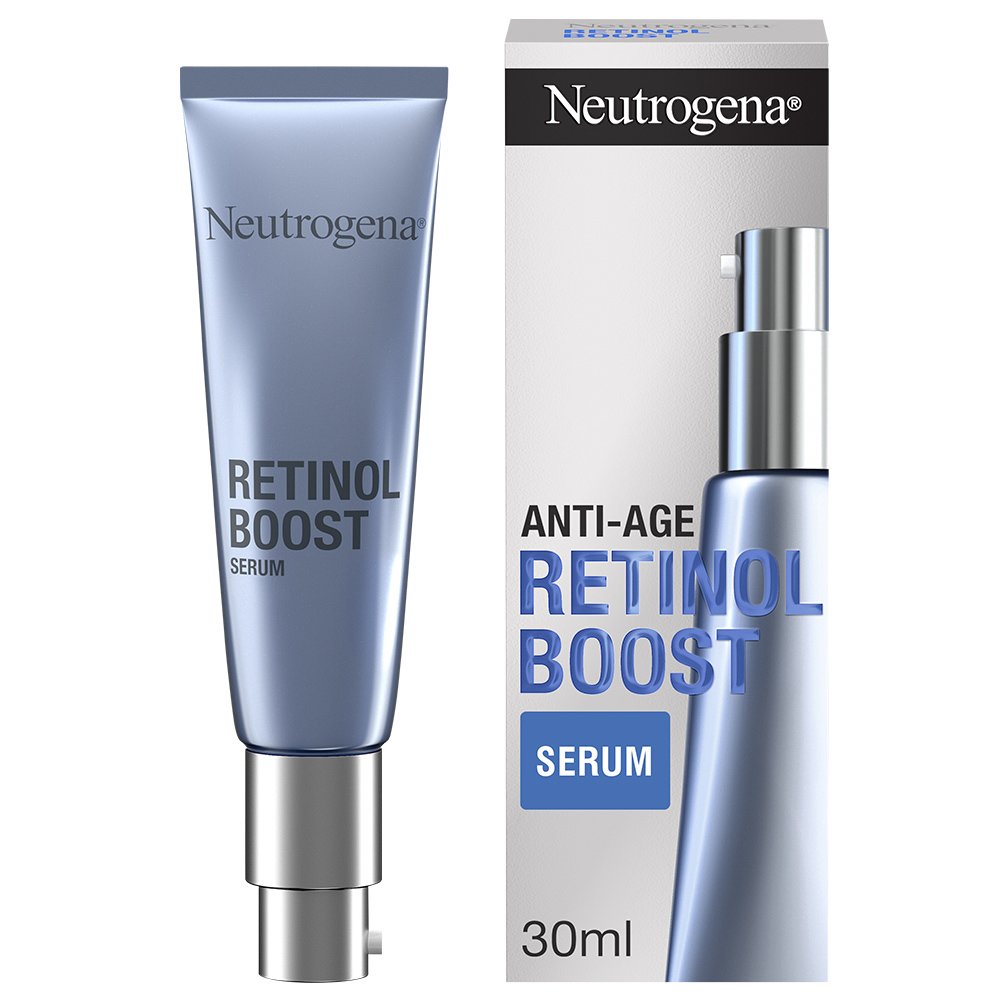 Neutrogena Anti-Age Retinol Boost Serum Αντιγηραντικός Ορός Προσώπου με Καθαρή Ρετινόλη, για Όλους τους Τύπους Επιδερμίδας 30ml