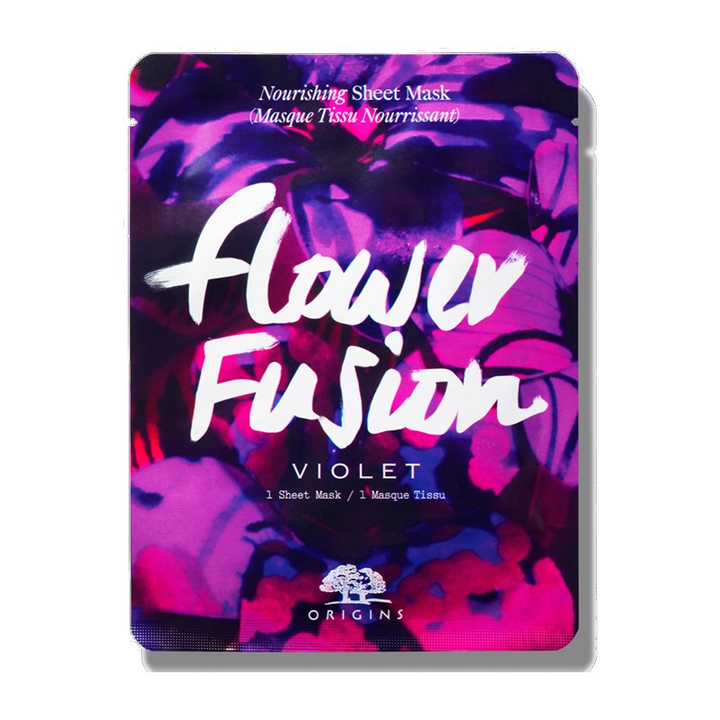 Origins Flower Fusion Nourishing Sheet Mask Violet Μάσκα Προσώπου Αντιοξειδωτικής Δράσης για Φρέσκια & Λαμπερή Επιδερμίδα 1sheet