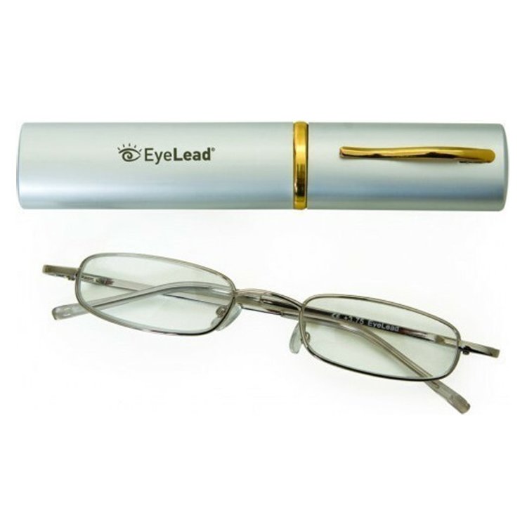 Eyelead Pocket Γυαλιά Διαβάσματος Τσέπης Ασημί, με Μεταλλικό Σκελετό – 3,50