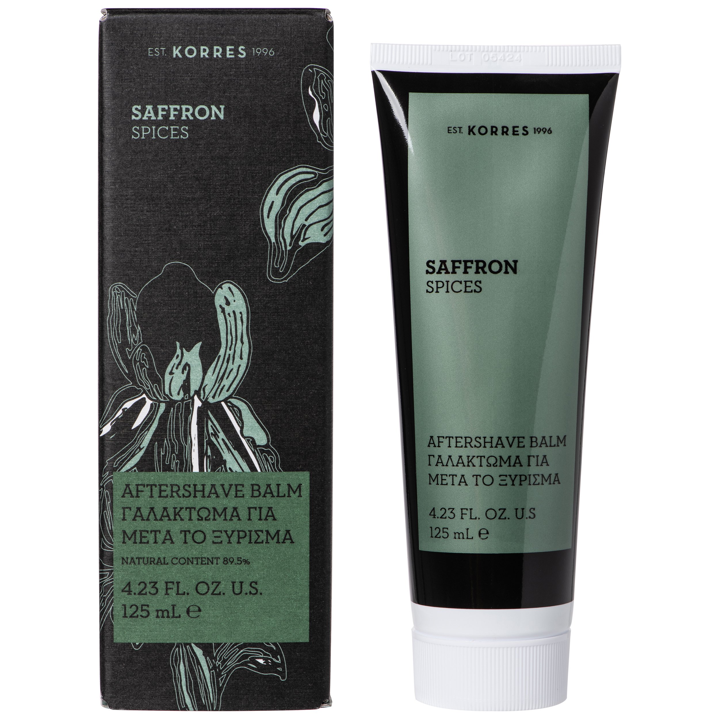 Korres Saffron Spice Aftershave Balm Γαλάκτωμα για Μετά το Ξύρισμα 125ml