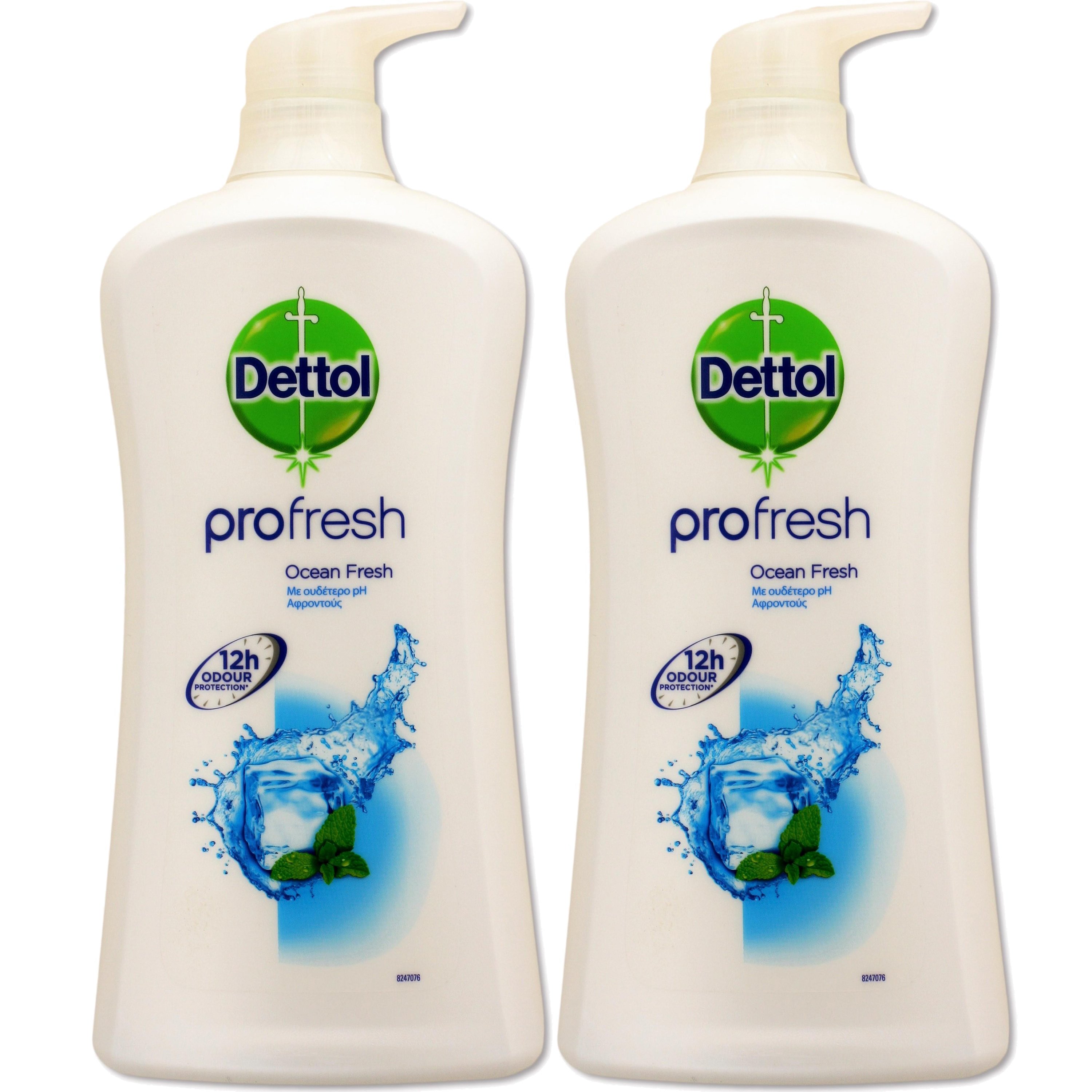 Dettol Πακέτο Προσφοράς Profresh Ocean Fresh Αφροντούς Ουδέτερο Ph, Προστασία Ενάντια στα Βακτηρίδια 2x950ml 1+1 Δώρο