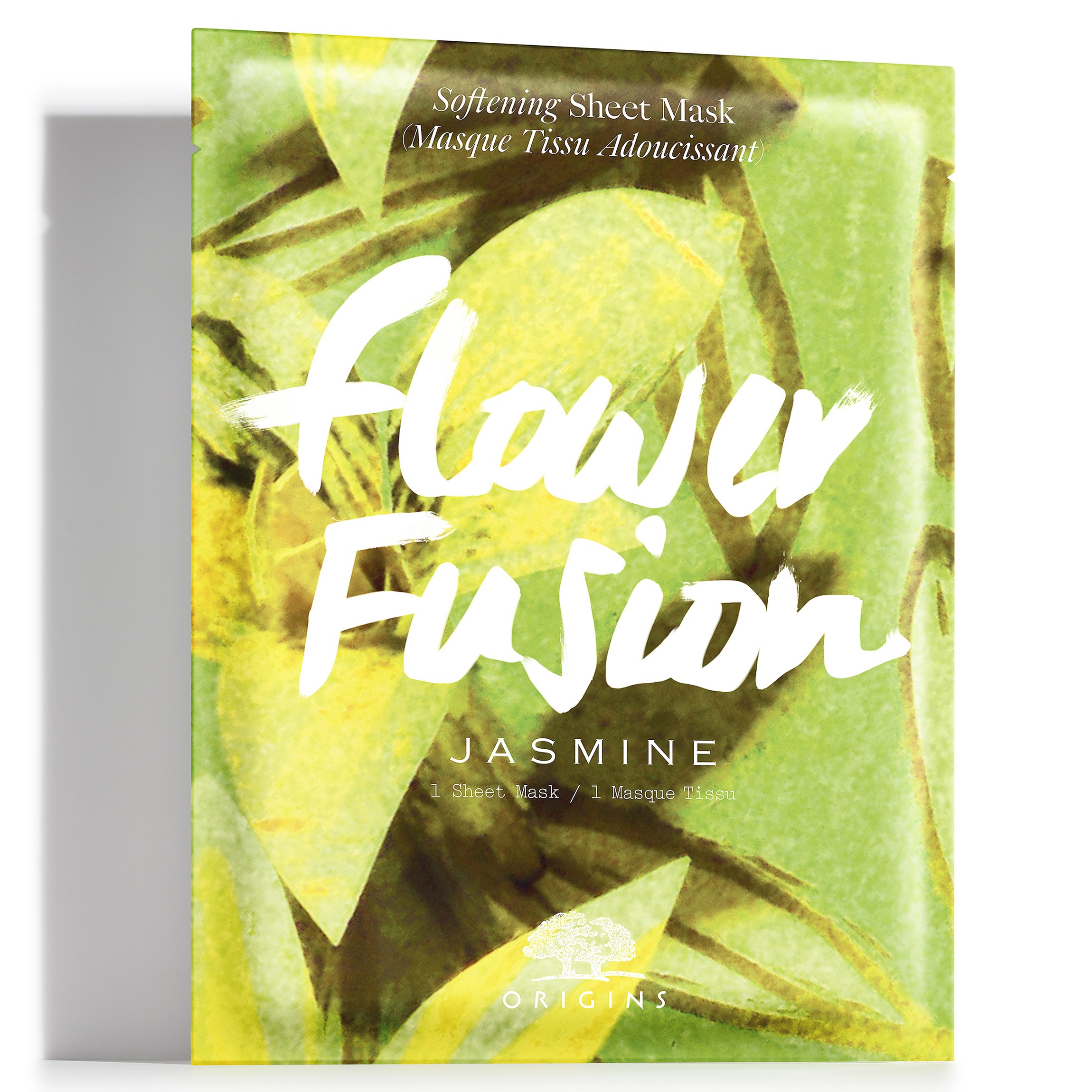 Origins Flower Fusion Softening Sheet Mask Jasmine Μάσκα Προσώπου Πλούσιας Ενυδάτωσης για Άμεσα Απαλή Επιδερμίδα 1 sheet