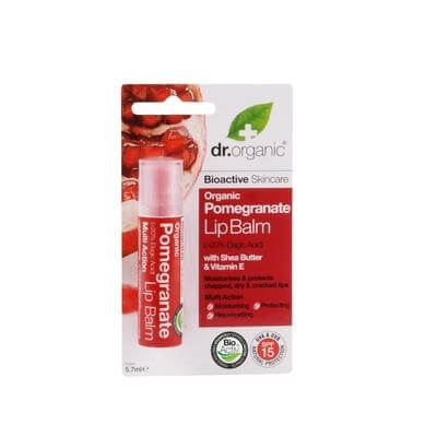 Dr Organic Organic Pomegranate Lip Balm Χειλιών με Βιολογικό Ρόδι 5,7ml