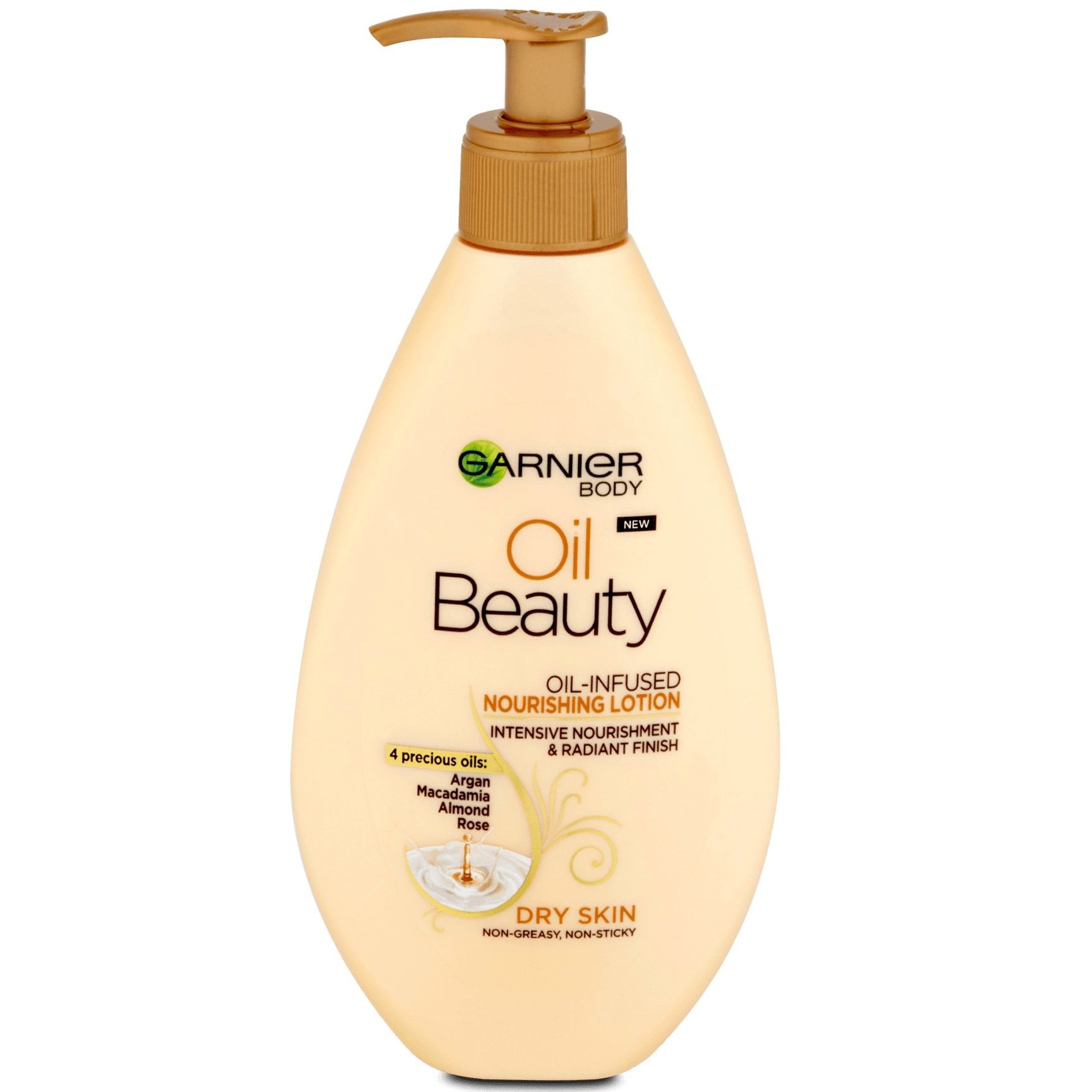 Garnier Body Oil Beauty Θρεπτική Λοσιόν Σώματος με 4 Πολύτιμα Έλαια 250ml