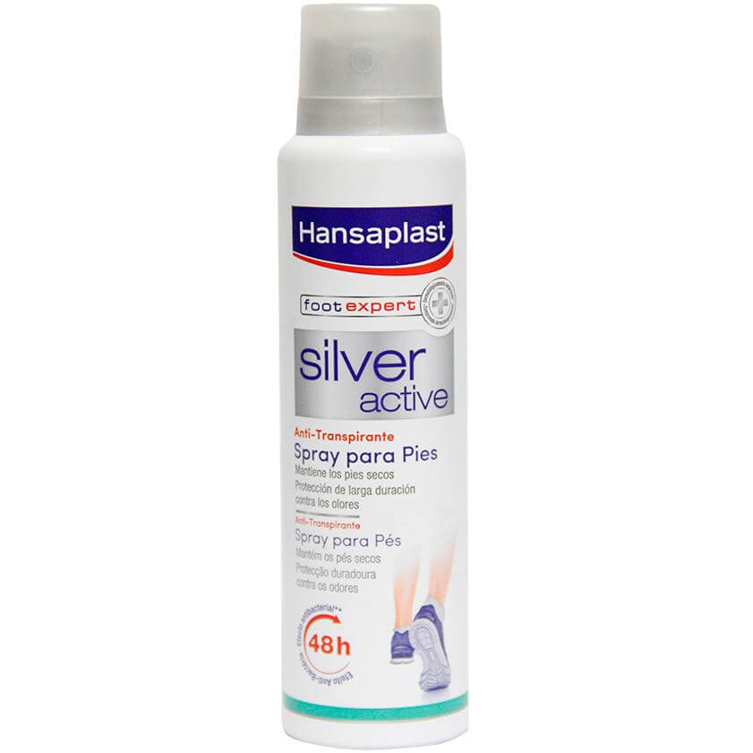 Hansaplast Silver Active Ανθιδρωτικό Spray Ποδιών με Ιόντα Αργύρου 48ωρη Δράση 150ml