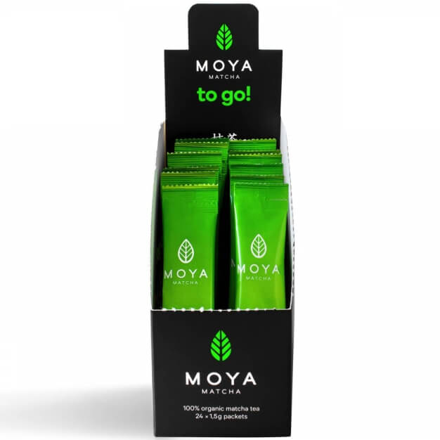 Moya Matcha Traditional Matcha to Go! Οργανικό Γιαπωνέζικο Πράσινο Τσάι σε Stick 12×1,5gr