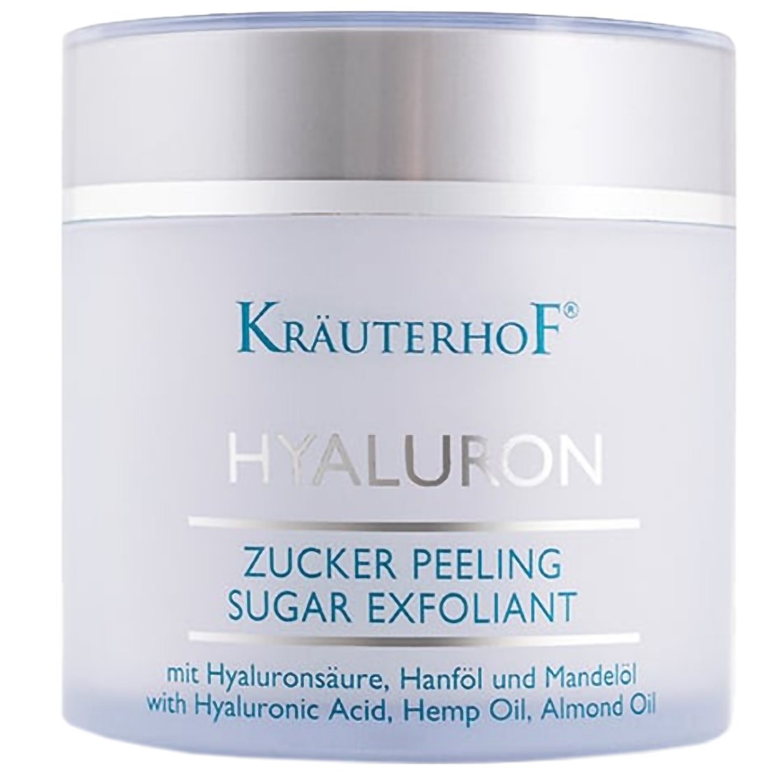 Krauterhof Hyaluron Zucker Peling Sugar Exfoliant Gel for Face & Body Απολεπιστικό Gel Προσώπου, Σώματος με Υαλουρονικό Οξύ & Κρυστάλλους Ζάχαρης 250g