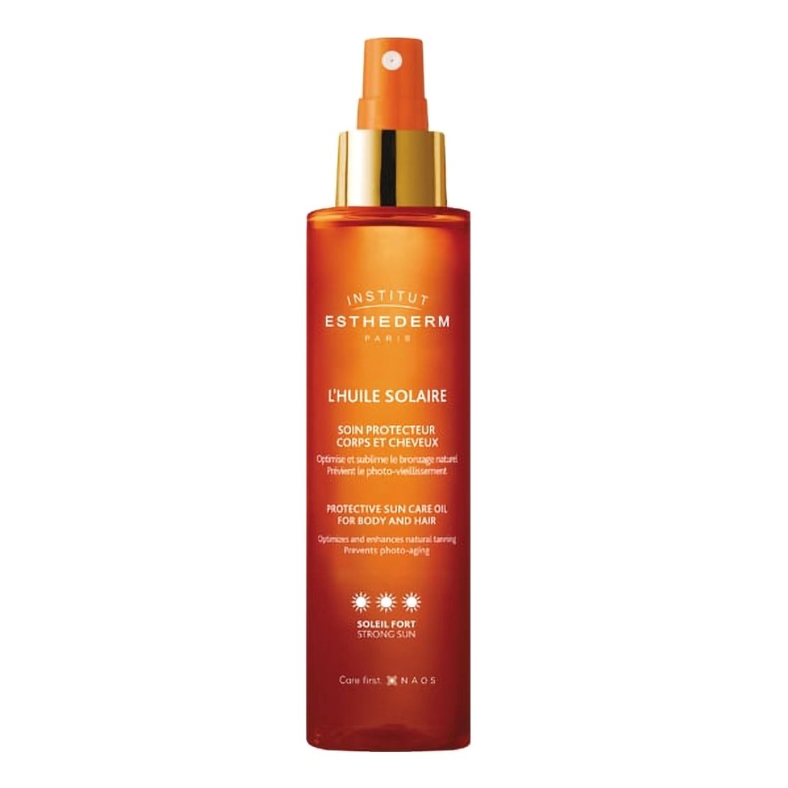 Institut Esthederm L΄Huile Solaire Protective Sun Care Oil for Body & Hair Strong Sun Αντηλιακό Λάδι για Μαύρισμα με Διάρκεια, Κατάλληλο για το Σώμα & τα Μαλλιά 150ml