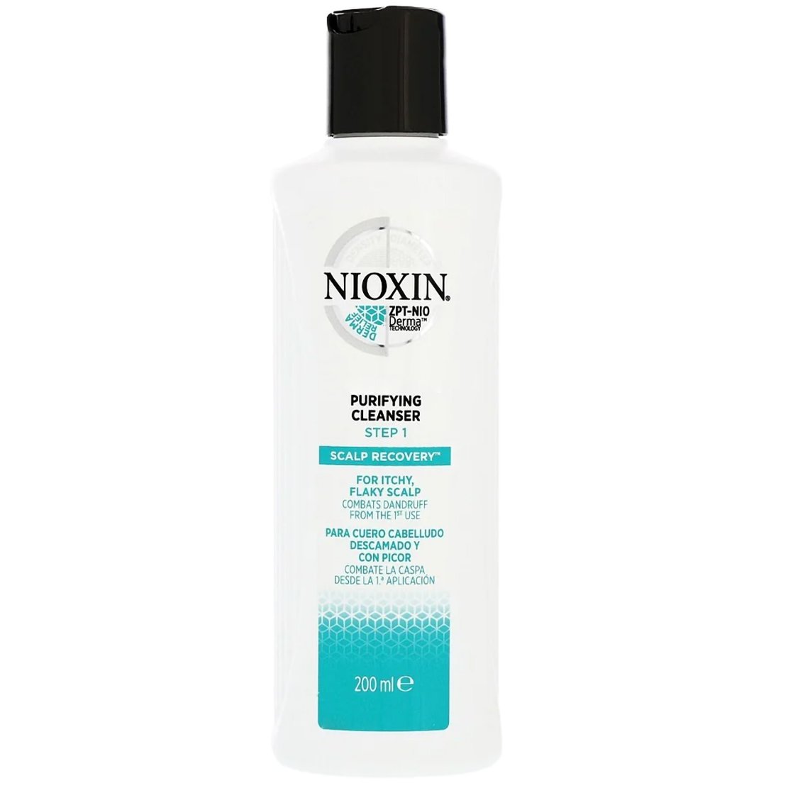 Nioxin Scalp Recovery Purifying Cleanser Shampoo Step 1 Σαμπουάν Αγωγής για Εξισορρόπηση της Λιπαρής Πιτυρίδας & του Ευαίσθητου Τριχωτού με Τάση Κνησμού 200ml