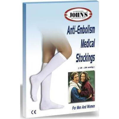 Johns Antiembolism 18-24mmHg Αντιεμβολικές Κάλτσες Ριζομηρίου Σιλικόνης Long 214529