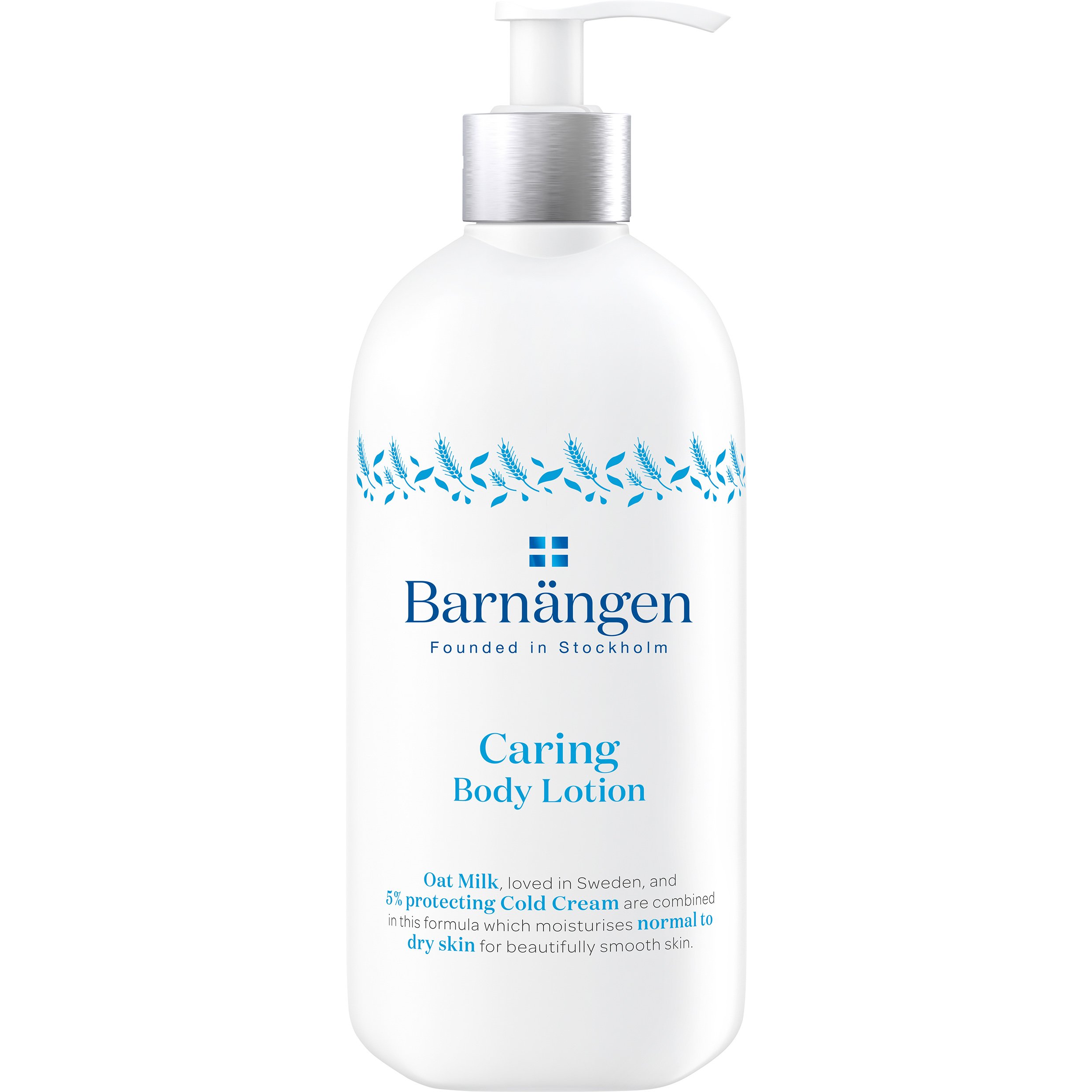 Barnangen Body Lotion Caring Γαλάκτωμα Σώματος με Γάλα Βρώμης & 5% Cold Cream για Κανονικές Προς Ξηρές Επιδερμίδες 400ml
