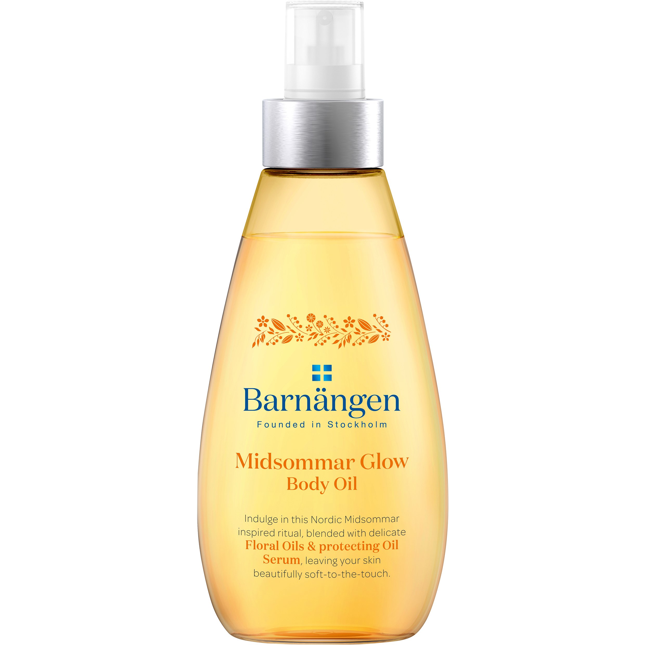 Barnangen Body Oil Midsummer Θρεπτικό Λάδι Σώματος με Απαλά Έλαια Λουλουδιών & Ενυδατικό Ορό Προστασίας 150ml