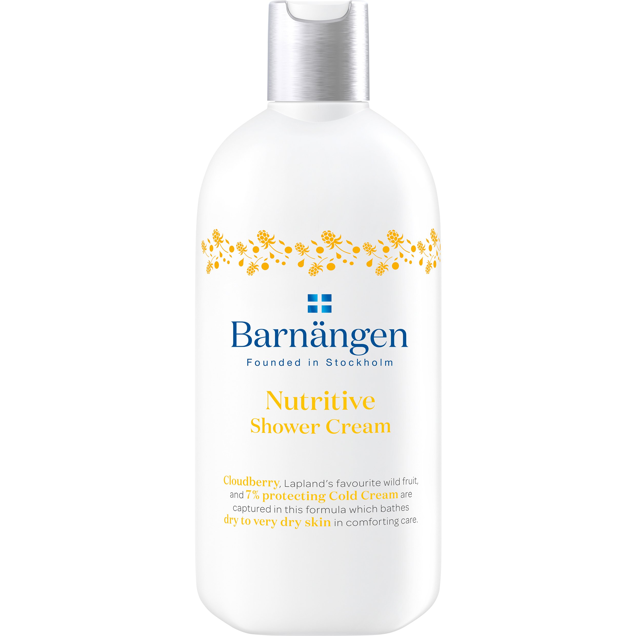 Barnangen Shower Cream Nutritive Αφροντούς με Cloudberry & 7% Cold Cream Προστατευτική Κρέμα, Ξηρές Πολύ Ξηρές Επιδερμίδες 400ml