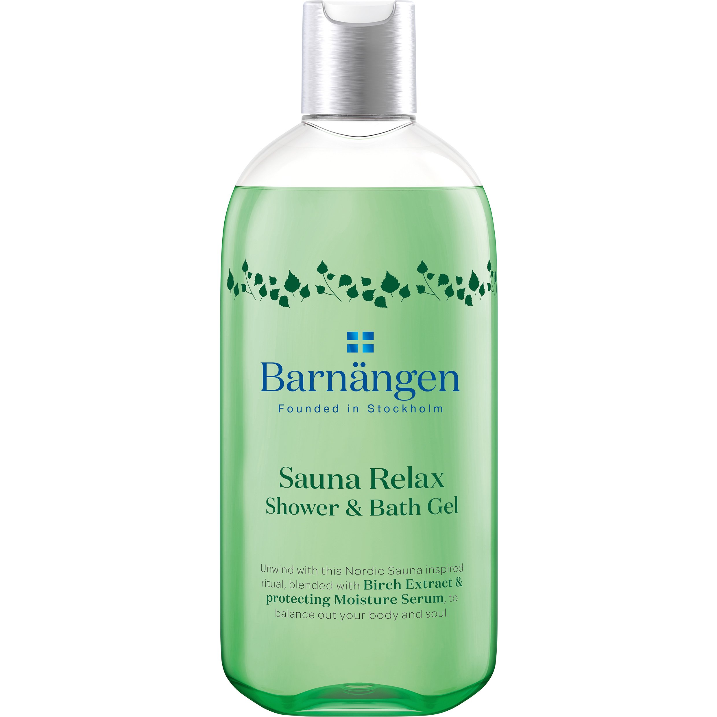 Barnangen Shower & Bath Gel Sauna Relax Χαλαρωτικό Αφροντούς με Εκχυλίσματα Σημύδας & Ενυδατικό Ορό Προστασίας 400ml
