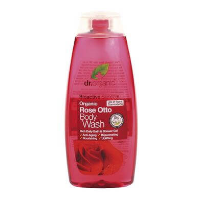 Dr Organic Organic Rose Otto Body Wash Αφρόλουτρο με Βιολογικό Έλαιο Τριαντάφυλλου 250ml