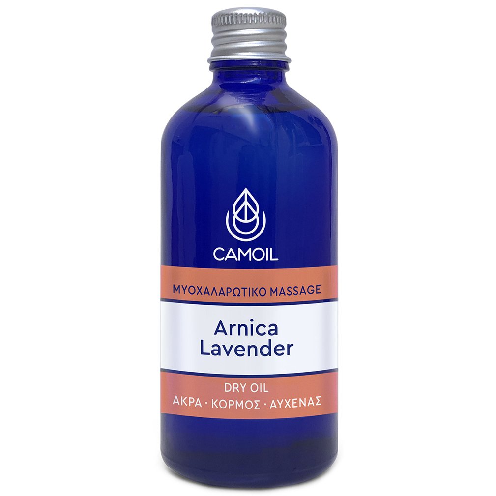 Camoil Arnica Lavender Massage Dry Oil Καταπραϋντικό Ξηρό Έλαιο Άμεσης Απορρόφησης με Άρνικα για Μυοχαλαρωτικό Μασάζ 100ml