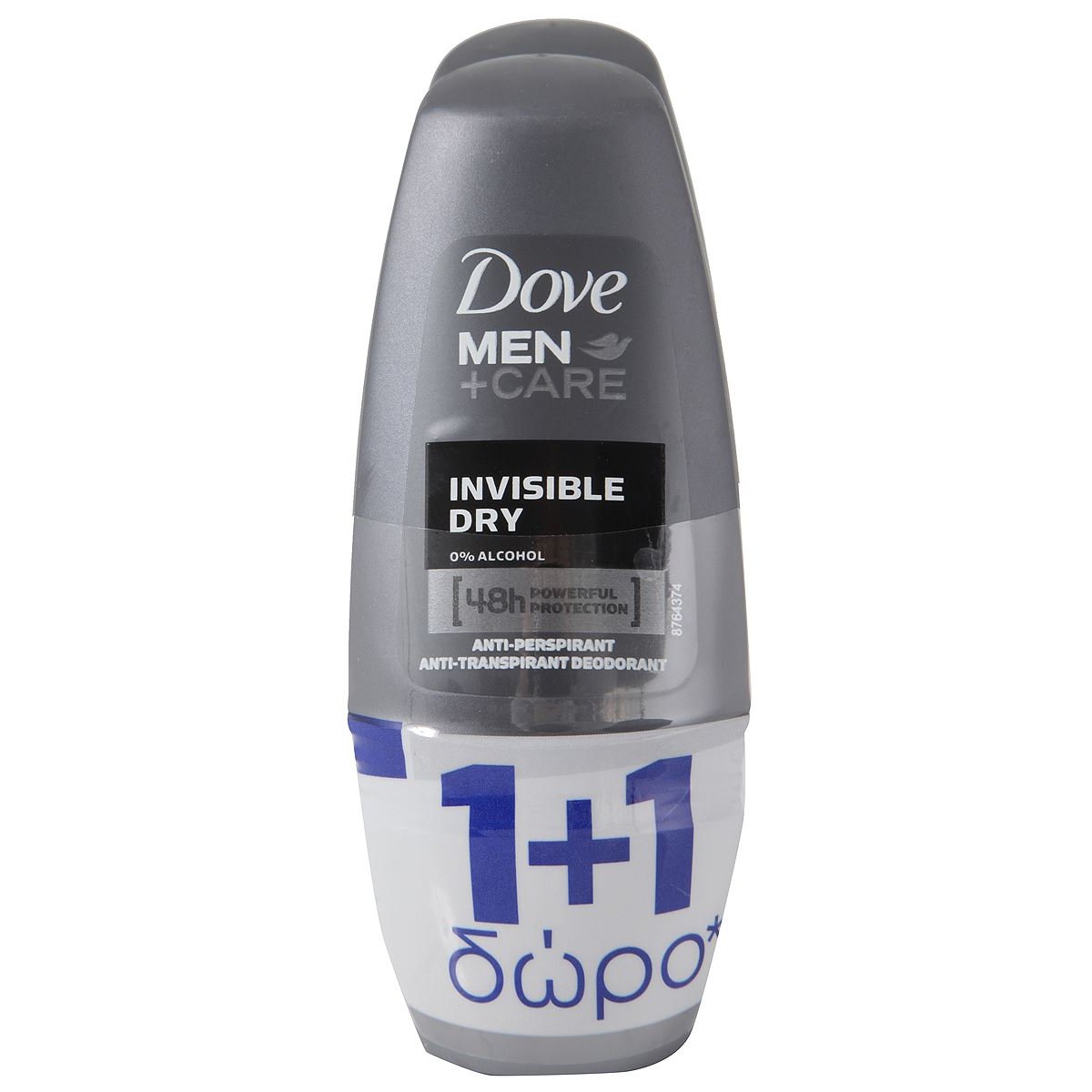 Dove Πακέτο Προσφοράς Men Αποσμητικό Roll on Invisible Dry 50ml 2 x 50ml