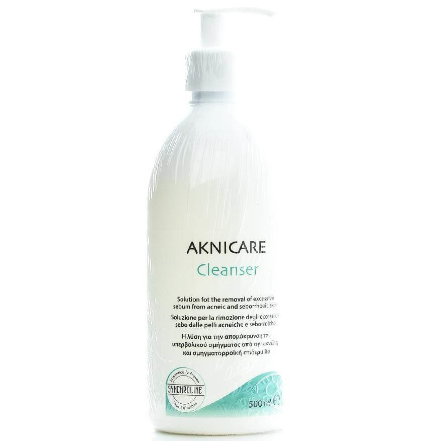 Synchroline Aknicare Cleanser Υγρό Αφρίζον Καθαριστικό Προσώπου για την Απομάκρυνση του Σμήγματος 500ml σε Ειδική Τιμή