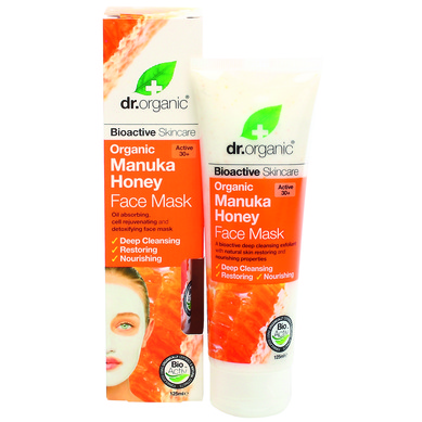 Dr Organic Organic Manuka Honey Face Mask Μάσκα Προσώπου με Βιολογικό Μέλι Μανούκα 125ml