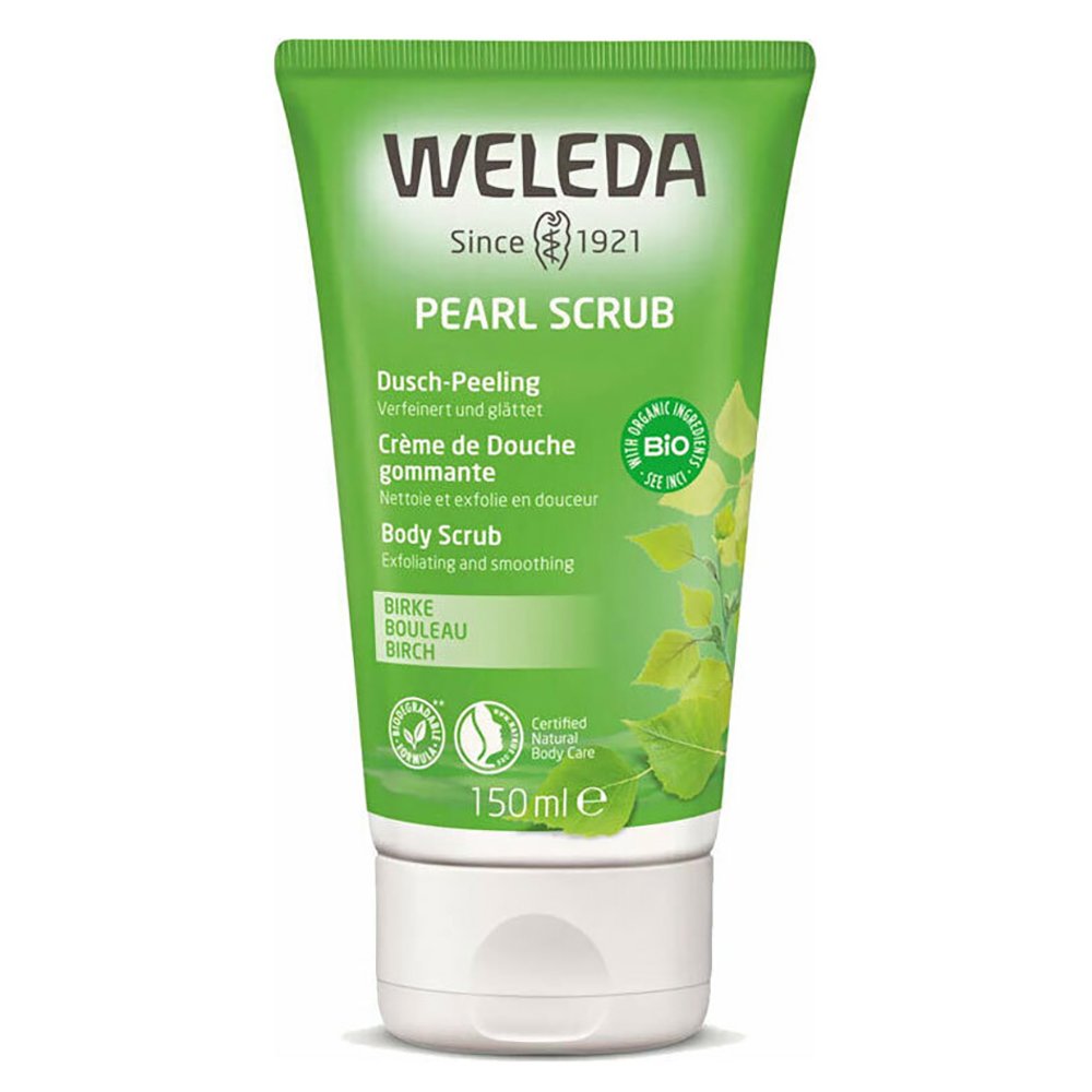 Weleda Shower Body Scrub Αναζωογονητικό Αφρόλουτρο & Peeling με Σημύδα που Τονώνει την Επιδερμίδα 150ml