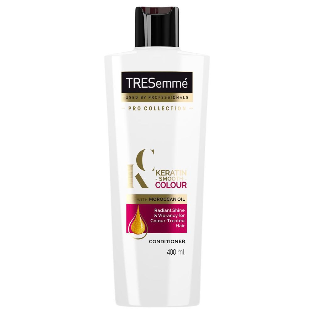 TRESemme Keratin Smooth Colour Conditioner With Moroccan Oil Κρέμα Μαλλιών για Λάμψη στα Βαμμένα Μαλλιά 400ml