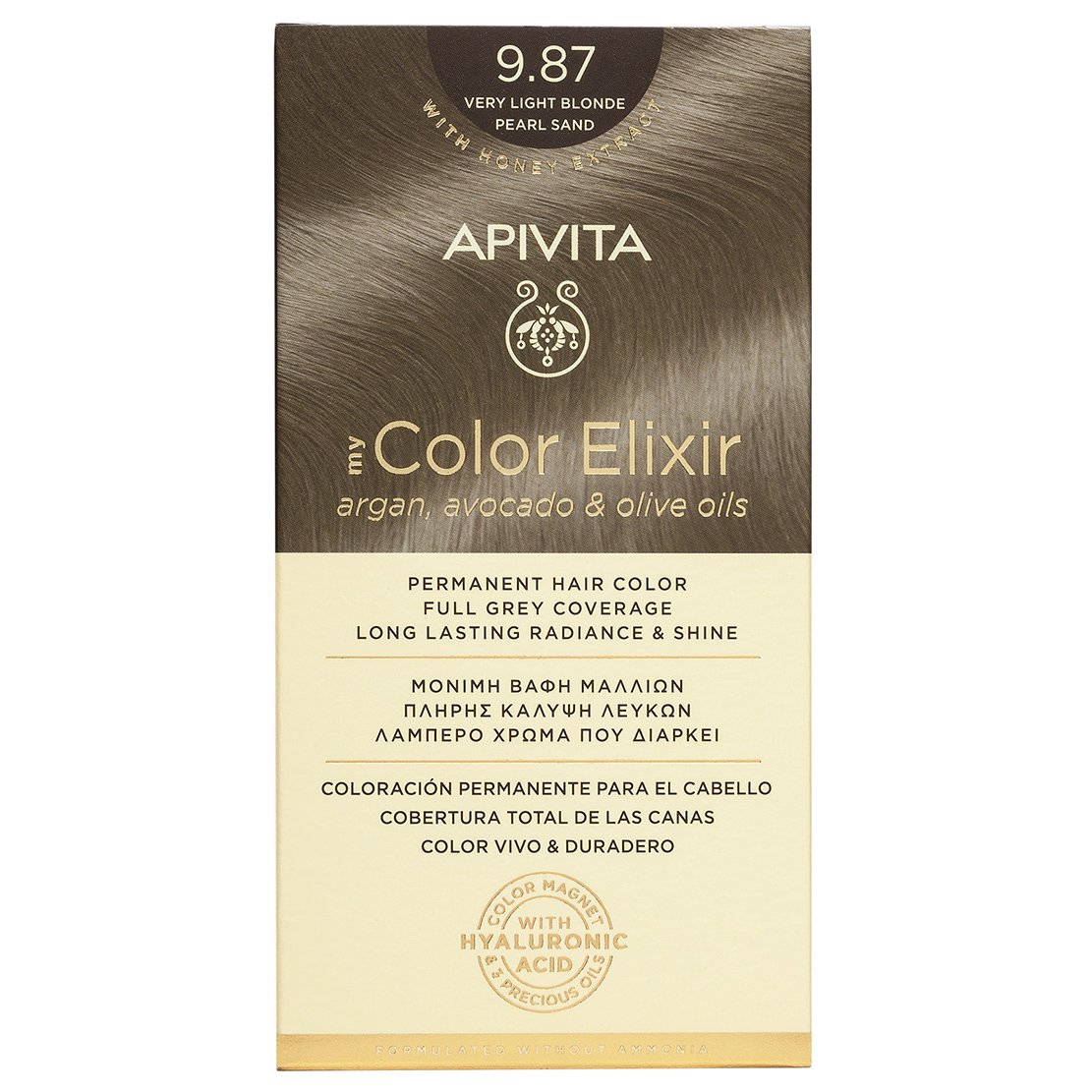 Apivita My Color Elixir Permanent Hair Color Μόνιμη Βαφή Μαλλιών Χωρίς Αμμωνία που Σταθεροποιεί & Σφραγίζει το Χρώμα 1 Τεμάχιο
